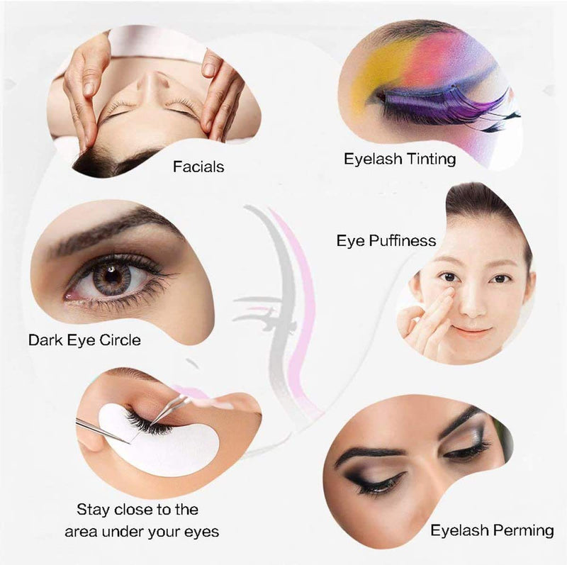 Eye Gel Pads, 60 Pairs Eyelash Extension Pads Lints Free, Facials, Under Eye Gel Pads For Pro Salon and Individual Eyelash Extension. - NewNest Australia