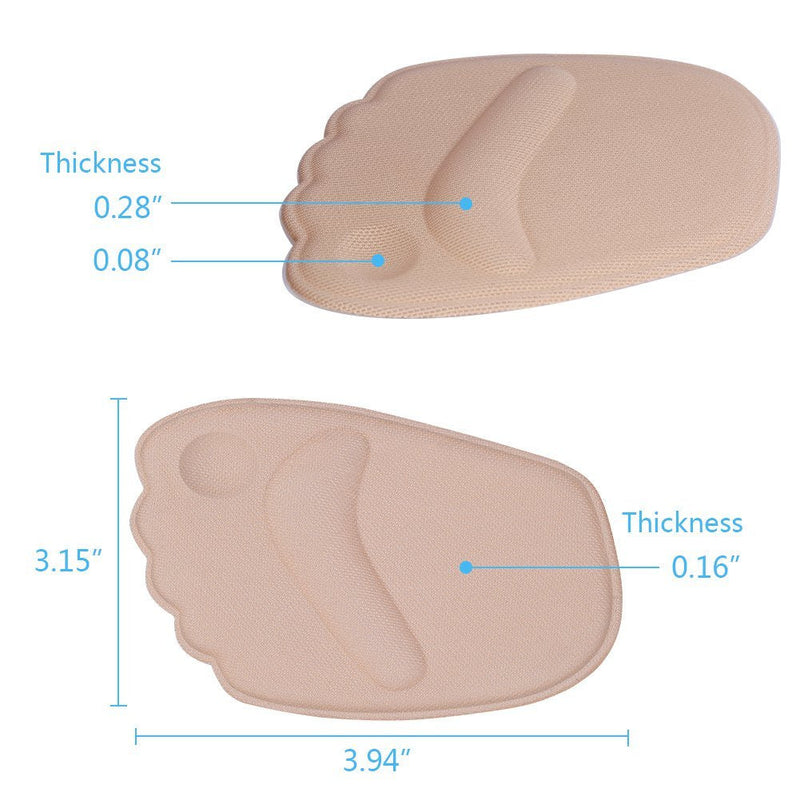 Bunion pads forefoot silicone, 2 pairs of high heels non-slip foot pads forefoot heel protection high heels shoe pads, for all day pain relief and slipping - NewNest Australia
