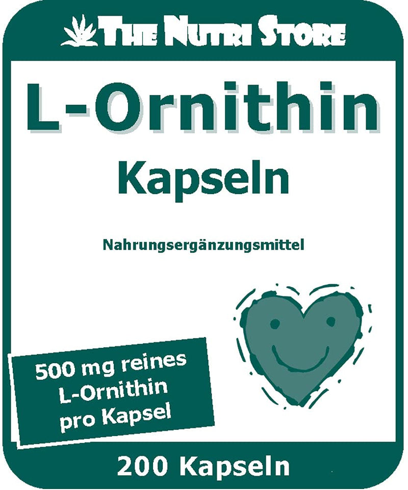 L-ORNITHINES 500 mg Capsules Pack of 200 Capsules - NewNest Australia