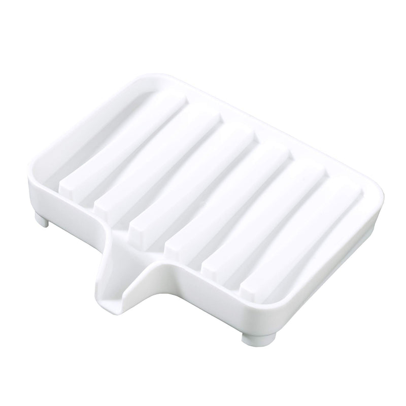 Inovat 2 Pack Soap Dish Case Holder with Drain, Soap Saver Shower Dish Tray for Bathroom for Easy Cleaning, Dry, Extends Soap Life (White) White - NewNest Australia