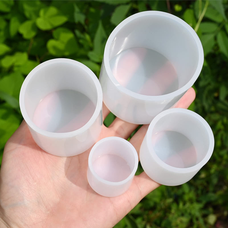 Cylinder Candle Molds for Candle Making,4 Pcs Pillar Casting Silicone Molds for Resin Casting, Soap, Flower Specimen, Insect Specimen, Clay Craft Cylinder Candle Molds - NewNest Australia