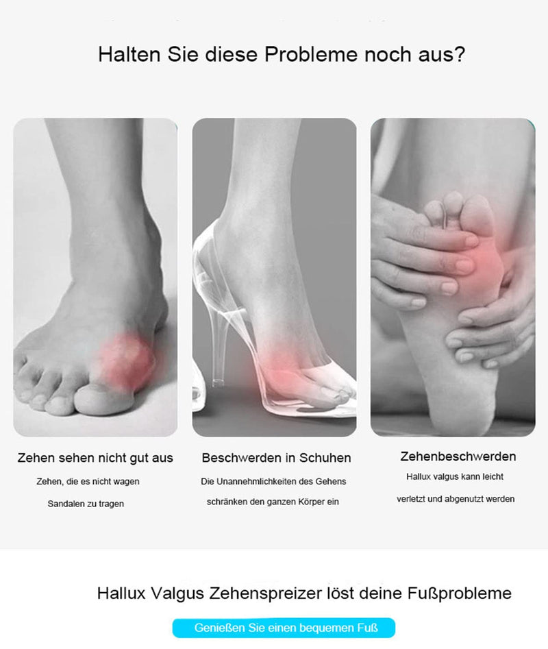 Eurtes Pack of 6 Hallux Valgus Toe Separators with Bunion Protection, Correction Bandage Socks Bunion Corrector with Anti-Slip Belt and Gel Pads for Valgus Bunion (Pack of 6) - NewNest Australia