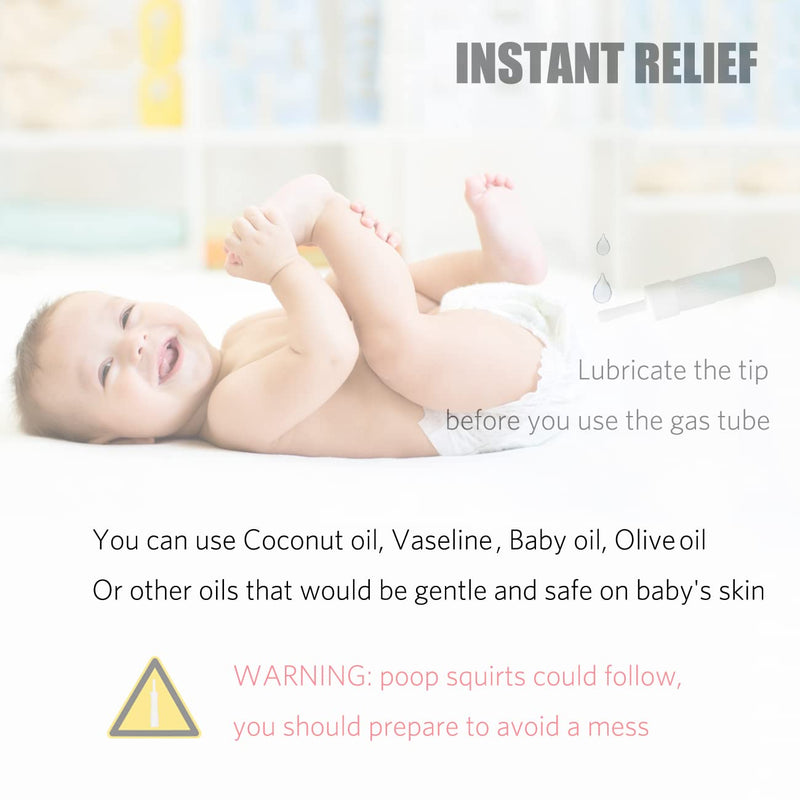 10 Count Gas and Colic Reliever for Babies, Natural Solution for Baby Colic and Gas Relief, 100% Safe & Effective Instant Constipation Relief for Gassy Babies 10count - NewNest Australia