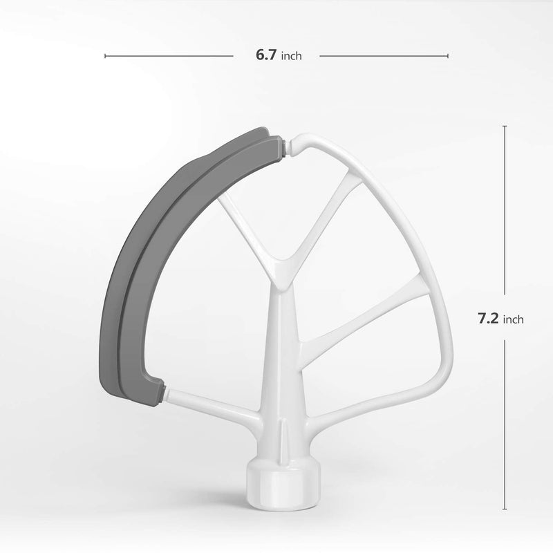 KITCHPOWER 6 Quart Flex Edge Beater for KitchenAid Bowl-Lift Stand Mixers, Kitchenaid Paddle Attachment Mixer Accessory - NewNest Australia