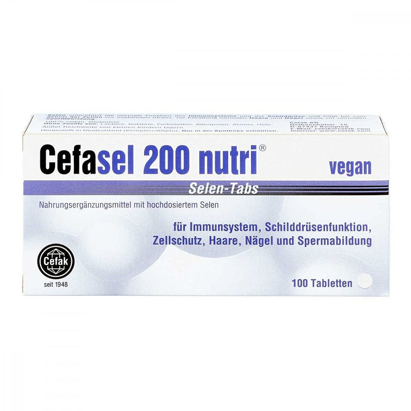 CEFASEL 200 nutri selenium tabs 100 pcs - NewNest Australia