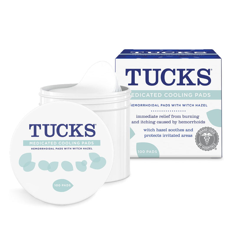 Tucks Cooling Pads, Medicated, 100 Count - NewNest Australia