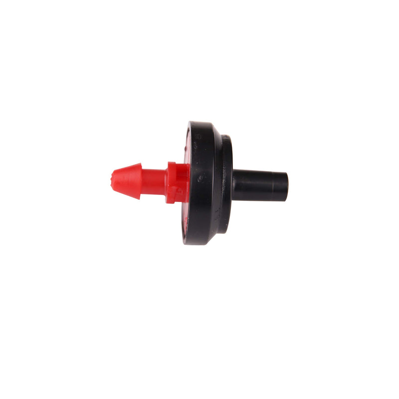 Raindrip PC2050B 1/2 GPH Pressure Compensating Drippers Maintains Constant Water Flow to Irrigation Line, 50 Per Bag, Red/Black - NewNest Australia