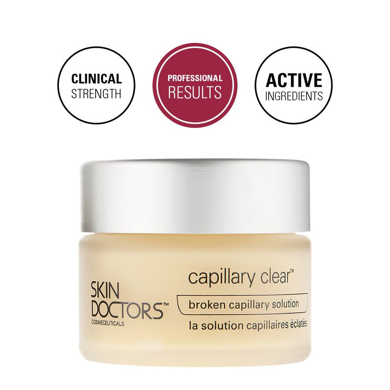 Skin Doctors Capillary Clear, Helps improve the appearance of broken capillaries, Reduces the appearance of burst blood vessels, help to reduce facial redness and promote an even complexion - 50ml - NewNest Australia