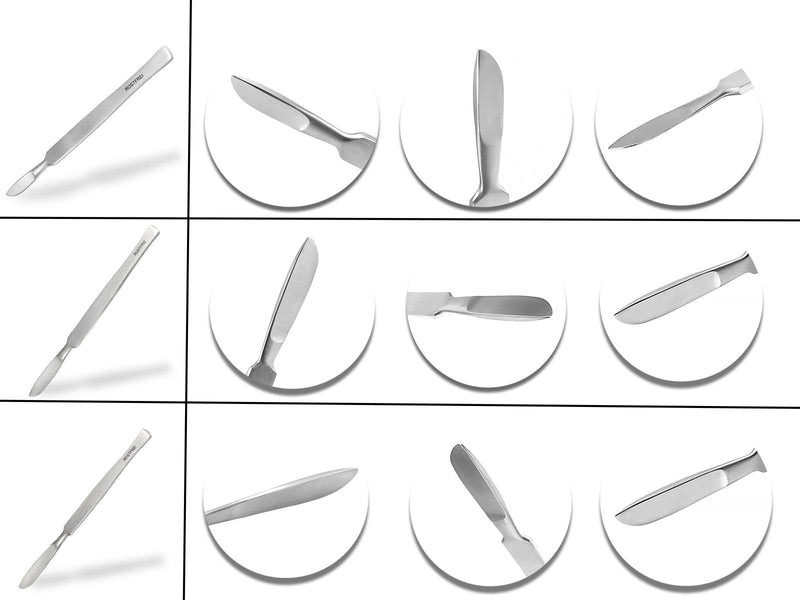 Callus Scraper Feet 6-Piece Set Dull Scalpels Professional Cream Scraper Spatula Stainless Steel Callus Remover Foot Care Scraper For Gentle Removal Of Callus For Pedicure Callus Removal - NewNest Australia
