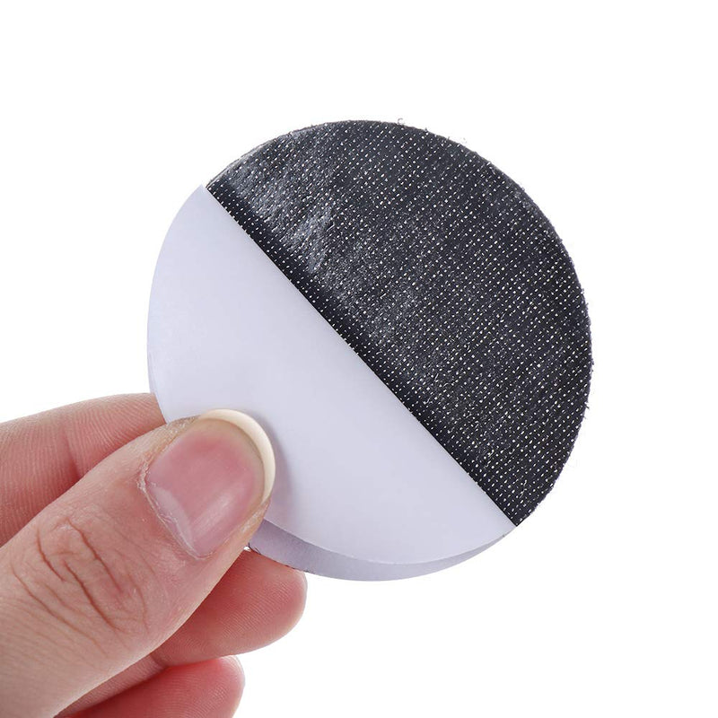 LLPT 32 Pairs Hook and Loop Tape Fastener Round (Dia. 2.4”) Dots + Rectangle (1.2”x 4.7”) Square Pad Each 16 Pairs Heavy Duty Adhesive Hook Loop Strip Mounting Tape for Home Deco Office School(RSB360) Round+Square 32Packs - NewNest Australia