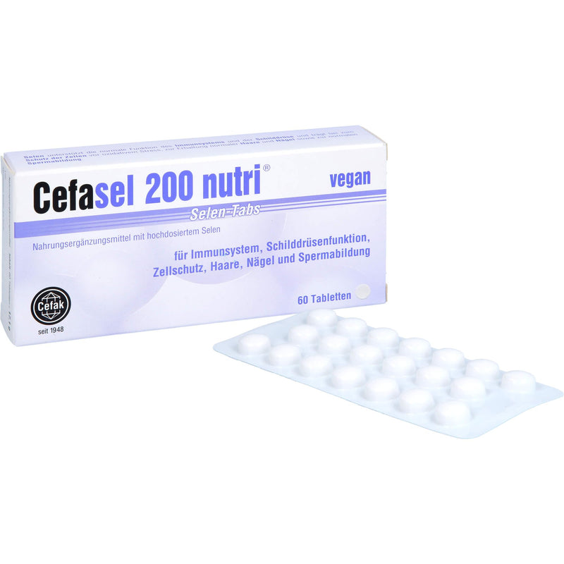 Cefasel 200 Nutri Selenium tabs, 60 pcs - NewNest Australia