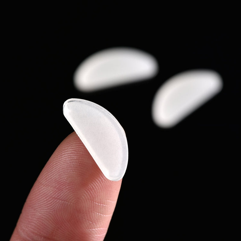 TOODOO 18 Pairs Eyeglasses Nose Pads Glasses Adhesive Silicone Anti-Slip Nosepads for Eyeglass Glasses Sunglasses (Transparent, 1mm) 1 mm Transparent - NewNest Australia