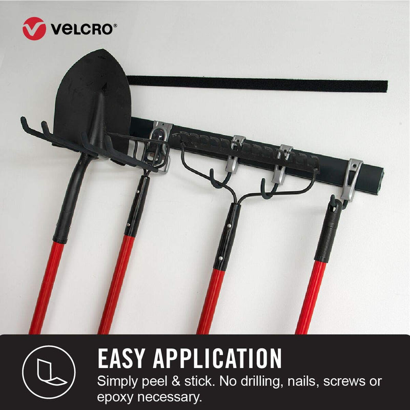 VELCRO Brand Industrial Fasteners Stick-On Adhesive | Professional Grade Heavy Duty Strength | Indoor Outdoor Use, 1 7/8in, Circles 4 Sets Black - NewNest Australia