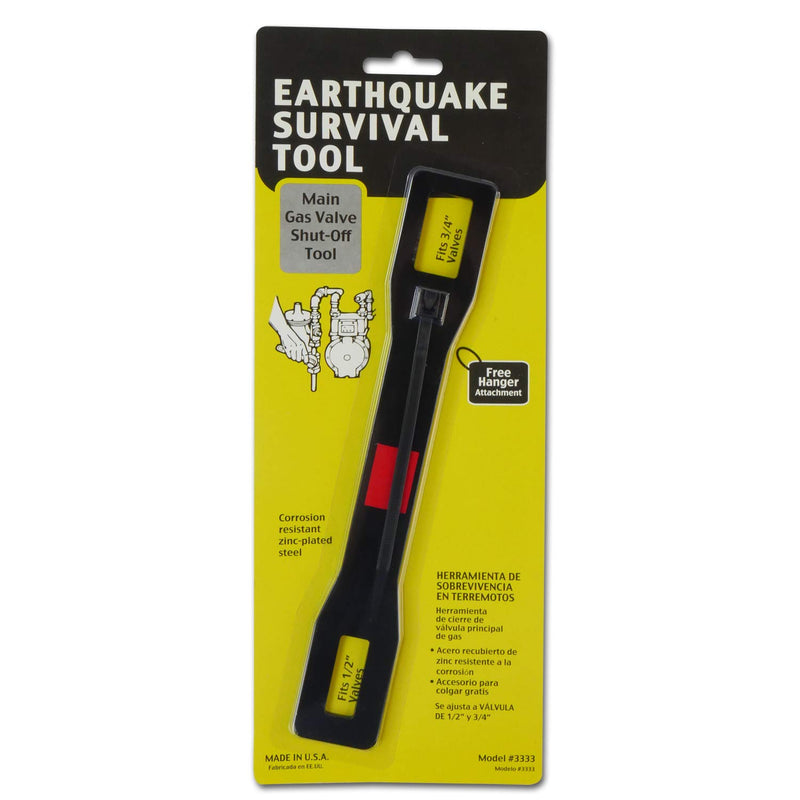 Ready America 3333 Earthquake Survival Tool, Emergency Gas Shut Off Wrench Pack of 1 - NewNest Australia