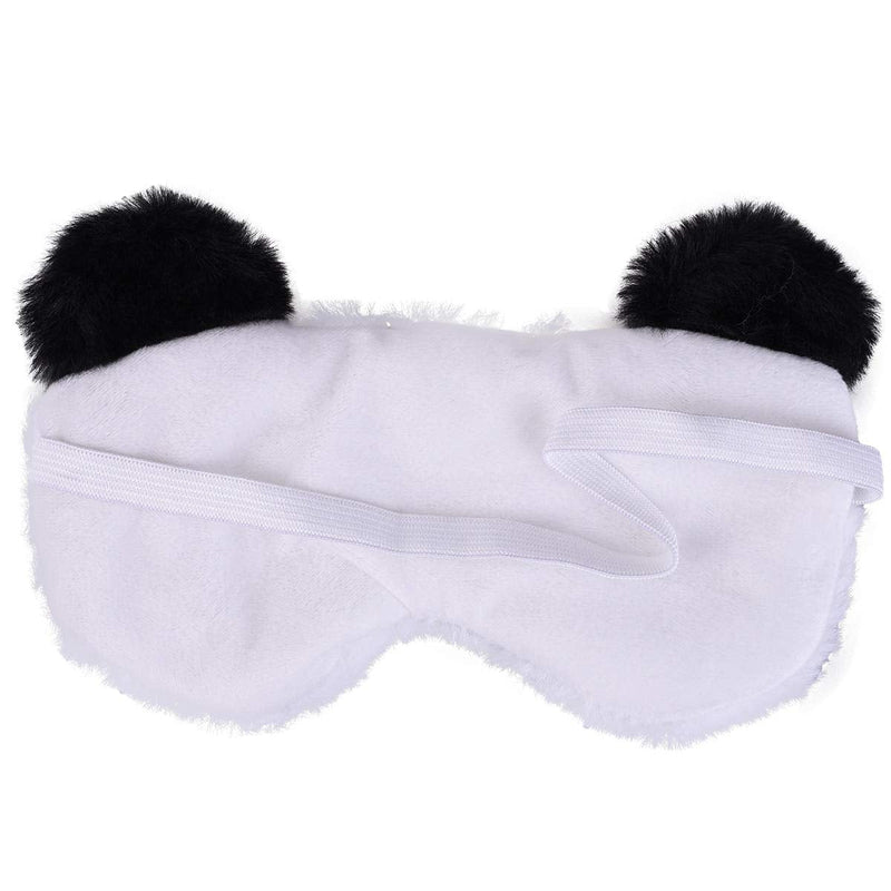 Ulife Mall Cute Panda Sleeping Mask Soft Fluffy Plush Blindfold Funny Novelty Sleep Mask Eye Cover Eyeshade for Girls Boys Women Men Kids Night Nap Travel Meditation - Panda A Panda - NewNest Australia