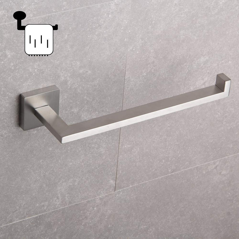 GERZWY SUS 304 Stainless Steel Hand Towel Holder Modern Bathroom Towel Ring Wall Mounted Brushed Finish IG1806-LS - NewNest Australia