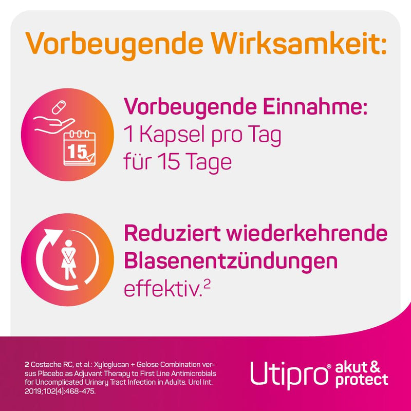 Utipro Acute & Protect, Triple Strength For Acute And Recurrent Cystitis, Acute And Preventative, Supports Antibiotic Therapy, Reduces Bacteria In The Bladder And Intestines, Pack Of 30 - NewNest Australia