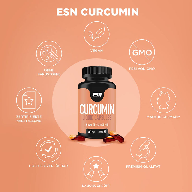 ESN Curcumin Liquid Capsules, 60 caps. single - NewNest Australia