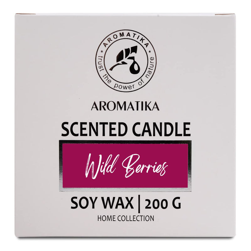 Wild Berries Scented Candle - Wild Berries Aroma - Fresh And Fruity Aroma - Scented Candles For Home - Beautiful Intense Fragrance - Candles For Room Fragrance - Aromatherapy - NewNest Australia