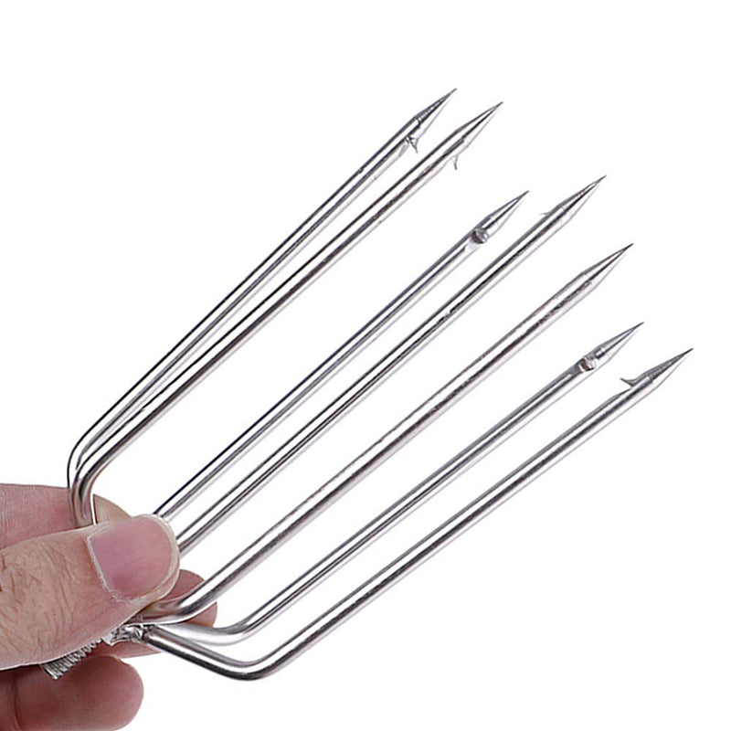 Jnrtifow Fishing Harpoon 7 Prong Stainless Steel Fishing Gig Gaff Hook with 8mm Screw - NewNest Australia