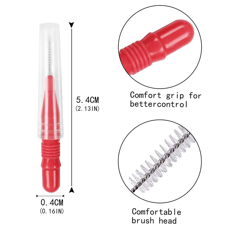 25 PCS Interdental Brushes, Multicolored Dental Hygiene Brushes Toothpicks Interdental Brush Braces Cleaner Tooth Flossing Brushes Braces Brushes Soft Dental Picks Easypick Flosser Toothpicks Cleaners - NewNest Australia