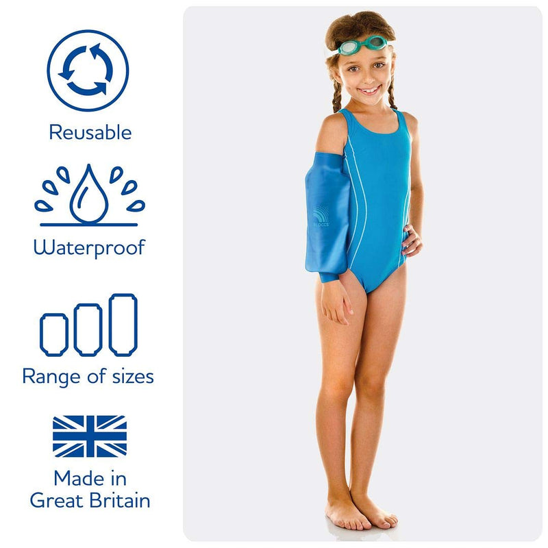 Bloccs - Waterproof Elbow Protectors for Kids, (L) Blue L (Pack of 1) - NewNest Australia