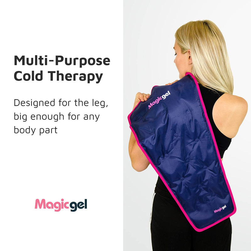 Magic Gel Large Cooling Compress - Professional Cold Therapy - For Pain, Swelling and Inflammation - Cooling Gel for Legs, Injuries, Sprains, Arthritis and More Leg Cooling Pack - NewNest Australia