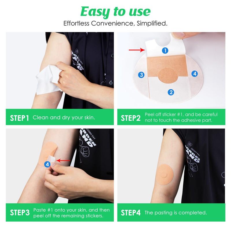 Freestyle Libre 3 Plasters Waterproof, Pack Of 20 Libre 3 Sensor Stickers, Waterproof And Durable Plasters For Freestyle Libre 3, Thin Film Patch, Easy To Use By Youshares (Pack Of 20, Brown) - NewNest Australia