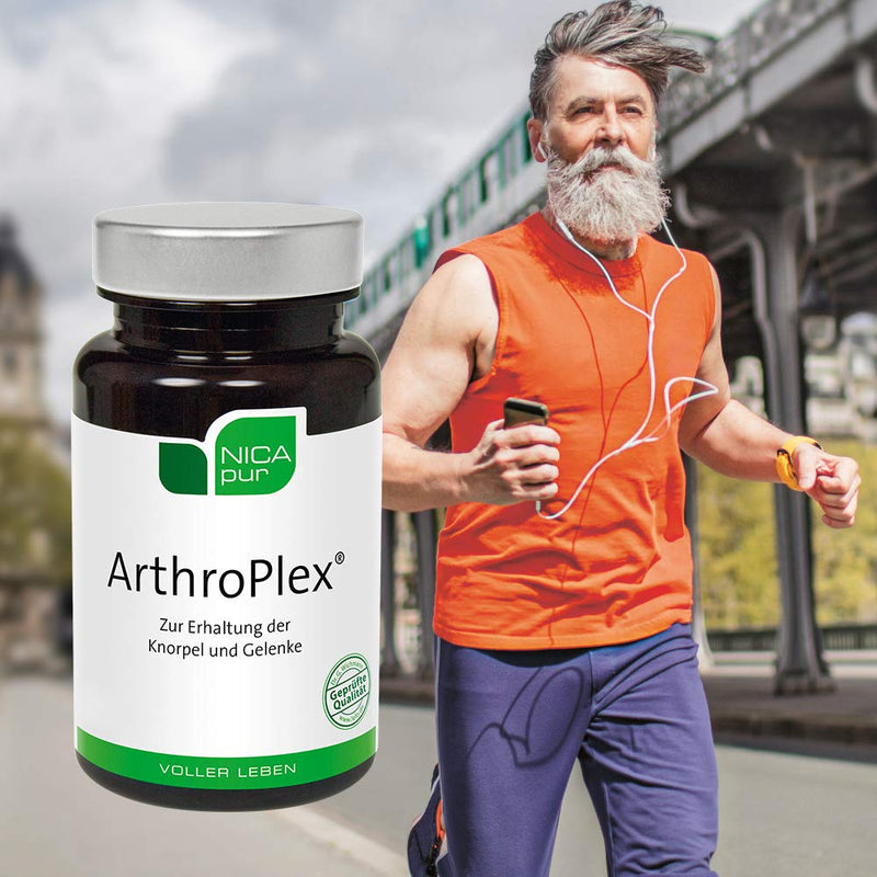 Nicapur Arthroplex Premium, For Cartilage And Joints, With The Special Complex Actijoy, Vitamins C And D, Manganese And Incense Extract, Pure Substance Without Additives, 60 Capsules - NewNest Australia