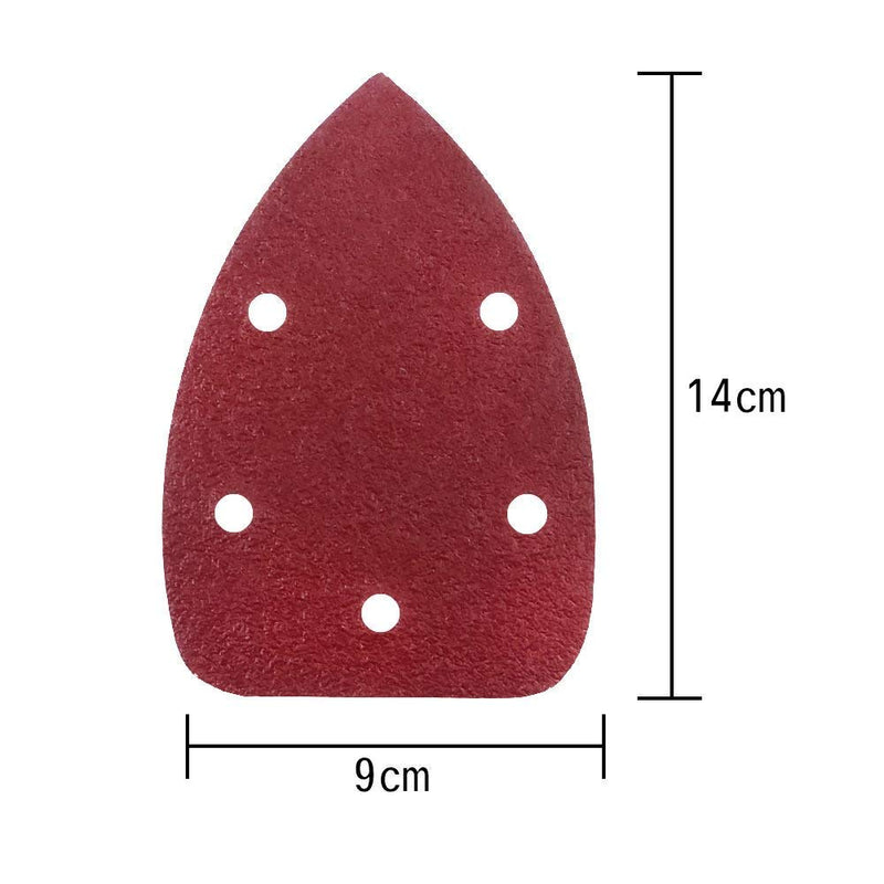 AUSTOR 100 Pieces Mouse Detail Sander Sandpaper Palm Sanding Sheets Hook and Loop Assorted 80/180/ 240/320/ 400/800/ 1000/1500/ 2000/3000 Grits - NewNest Australia