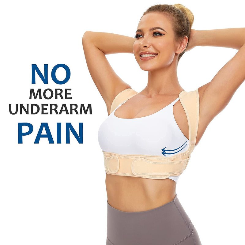 Vicorrect Posture Corrector for Women and Men, Adjustable upper back straightener posture corrector and Providing Pain Relief from Neck, Shoulder, and Upper Back (Small/Medium) Small/Medium - NewNest Australia