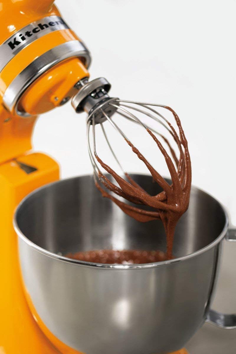 KITCHPOWER K45WW Wire Whip Attachment for Tilt-Head Stand Mixer for KitchenAid Stainless Steel Egg Cream Stirrer, Flour Cake Balloon Whisk - NewNest Australia