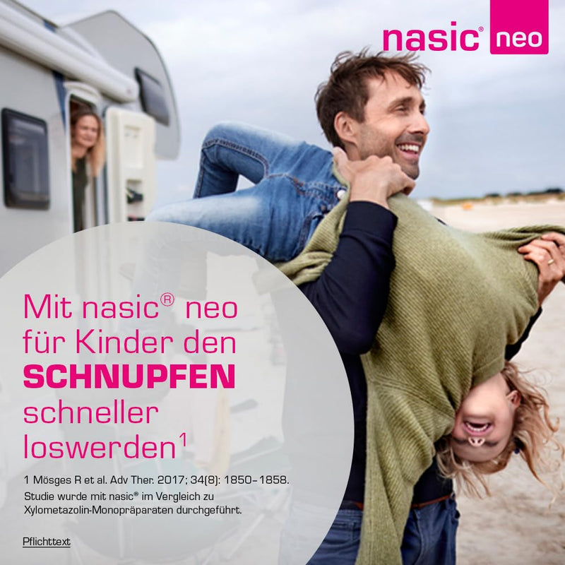nasic neo for children nasal spray with the WirkPlus | Decongestant cold spray without preservatives for children aged 2 and over | With xylometazoline, dexpanthenol | 10ml - NewNest Australia