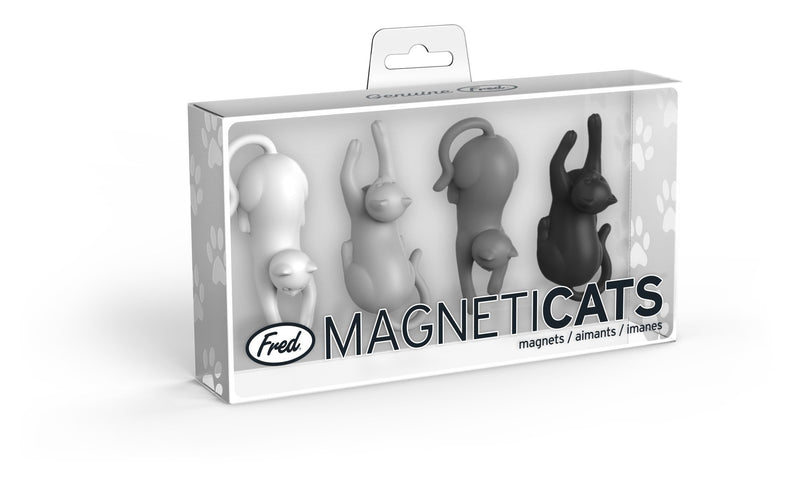 NewNest Australia - Fred MAGNETICATS Set of 4 Cat Magnets - 5186696 