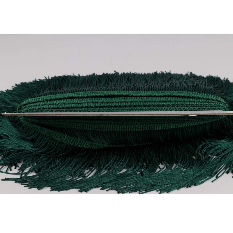 Heartwish268 Fringe Trim Lace Polyerter Fibre Tassel 6inch Wide 10 Yards Long for Clothes Accessories Latin Wedding Dress DIY Lamp Shade Decoration Black White Red(Army Green) Army Green - NewNest Australia