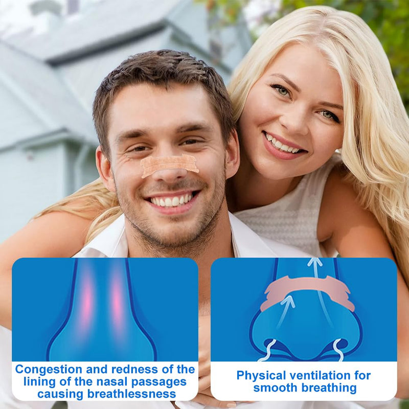 Moerae 200 Bandes Nasal Anti-Ronflement, Bandes Nasales Respiratoires Breath, Stoppeur De Ronflement, Ideales Pour Le Sommeil Et Le Sport, Am√©Lioration De La Respiration, Waist L (66 X 19 Mm) - NewNest Australia