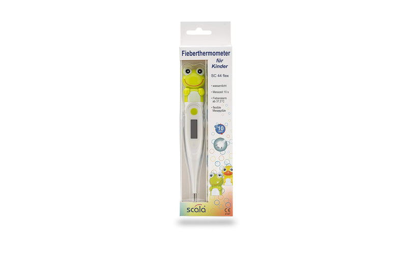 scala Digital clinical thermometer SC 44 flex Speed 10 Sec Frog White Green - NewNest Australia