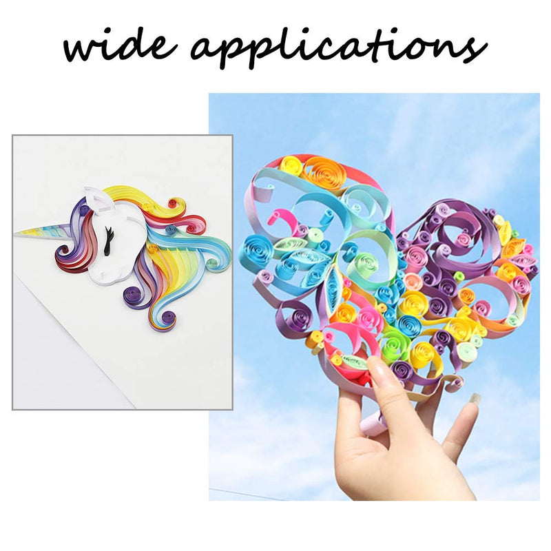 arricraft 1200PCS 3mm Quilling Paper Strips, Quilling Art Strips, 6 Colors Paper Craft Supplies for Paper Art DIY Craft Projects-Blue Series Blue - NewNest Australia