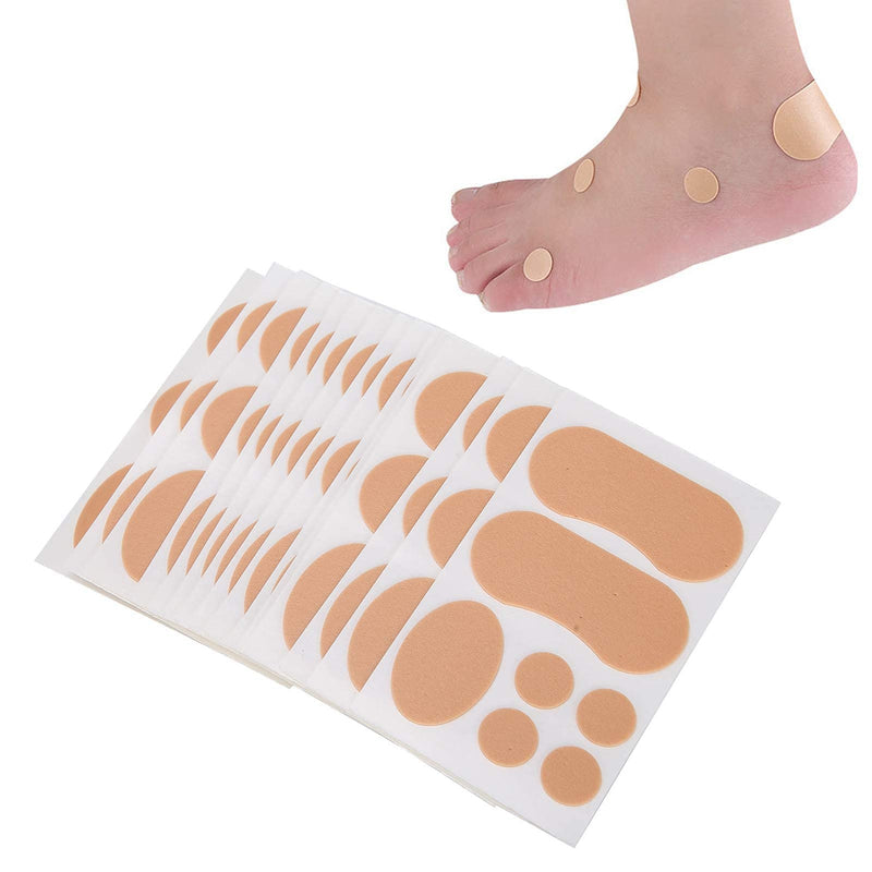 Moleskin Feet Adhesive Pads 15 Sheets Waterproof Non-Slip Heel Stickers Foot Care Tool High Heel Stickers to Prevent Scuffing Blisters - NewNest Australia