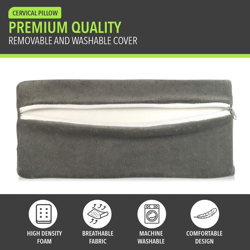 Lumia Wellness Cervical Traction Wedge Pillow - Neck and Shoulder Relaxer - Gentle Spinal Correction - Head Posture, Migraine, Headache, Occipital Release - NewNest Australia