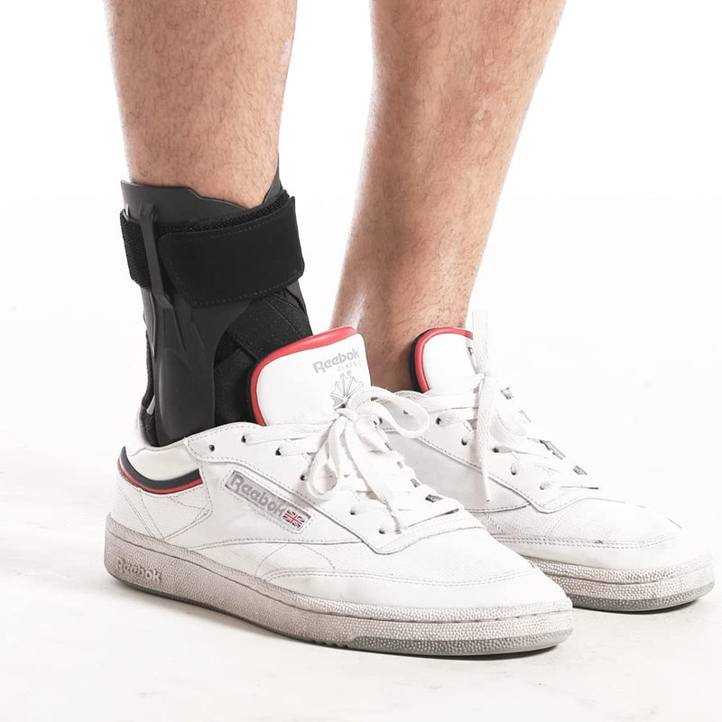 ABIRAM Ankle Brace Ankle Stabilizer Brace with ThreeWay Support, Sprain Support for Men and Women, for Basketball, Soccer, Hockey, Volleyball, Football & Baseball Black L - NewNest Australia