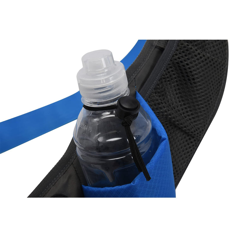 CLAPE Hydration Running Belt Lightweight Waist Pack for Men Women Fanny Pack with Water Bottle Holder for Running Walking Hiking No-Bounce Fit All Waist Sizes & All Phone Models OT07-Blue - NewNest Australia