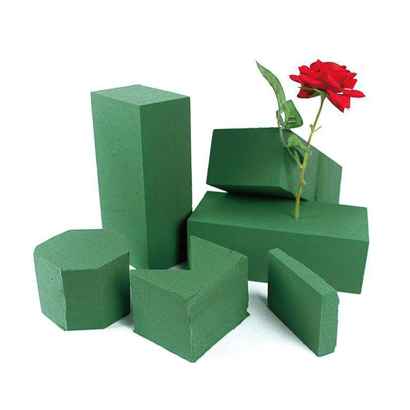 KIMOBER Wet Floral Foam Bricks,Green Styrofoam Foam Blocks for Flower Arrangement, Wedding,Party Decoration, Pack of 10 10pcs Wet - NewNest Australia