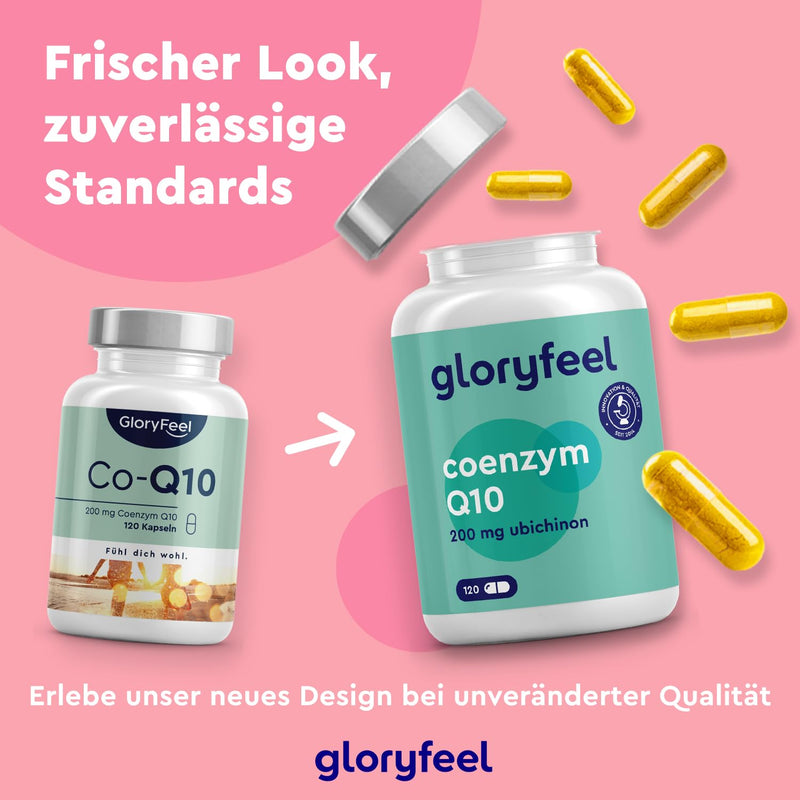 Coenzyme Q10 High Dose - 200 Mg Pure Q10 (Ubiquinone) Per Capsule - 120 Vegan Capsules (4 Months) - Coq10 From Vegetable Fermentation - Laboratory Tested, No Additives Made In Germany - NewNest Australia
