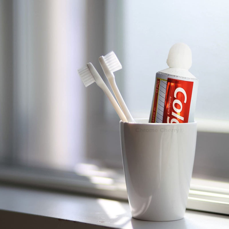Chrome Cherry SqueezMe: 3-Pack Self-Closing Toothpaste Caps for Bathroom Hygiene for Kids and Adults - NewNest Australia