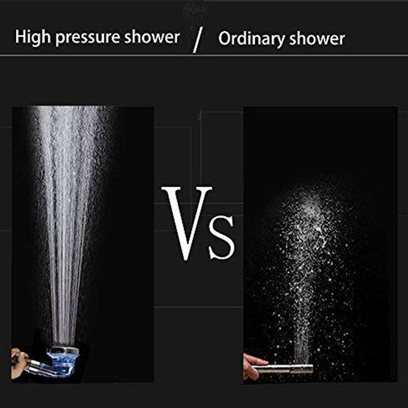VIKILY Shower Head With Replacement Hose And Holder, High Pressure Water Saving Handheld Shower Head With 3 Setting Spray 1.6 GPM For Great Shower Experience Blue - NewNest Australia
