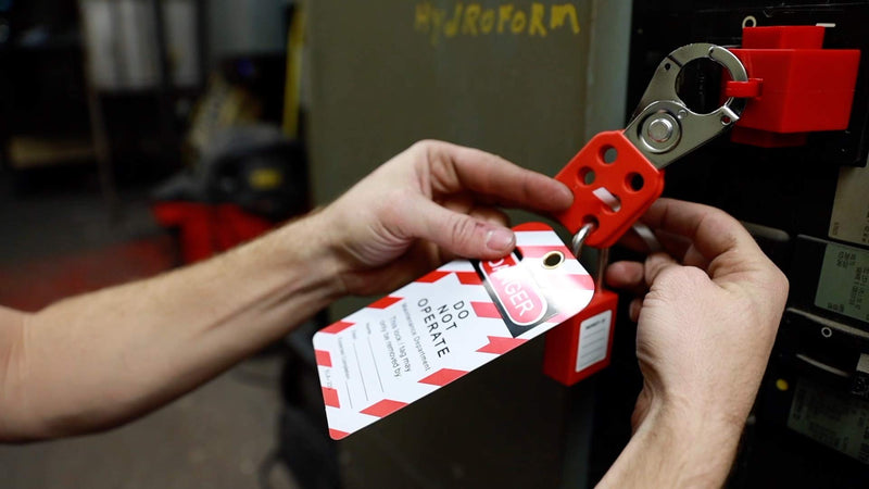 TRADESAFE Lock Out Tag Out Lock Hasp. 6 Pack Lockout Tagout Hasp. Steel Padlock Hasp for Lock Out Devices. Heavy Duty Loto Hasp for Lockout Safety Supply, Kits, and Stations - NewNest Australia