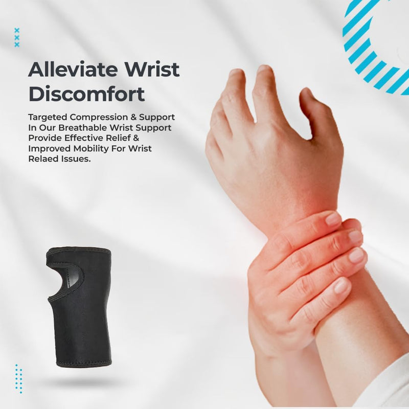 Hotcakes Wrist Supports (2PCS) for Carpal Tunnel Syndrome, Arthritis and Tendonitis – Breathable Hand and Wrist Brace Provides Wrist Splint for Joint Pain Neoprene Pair - NewNest Australia