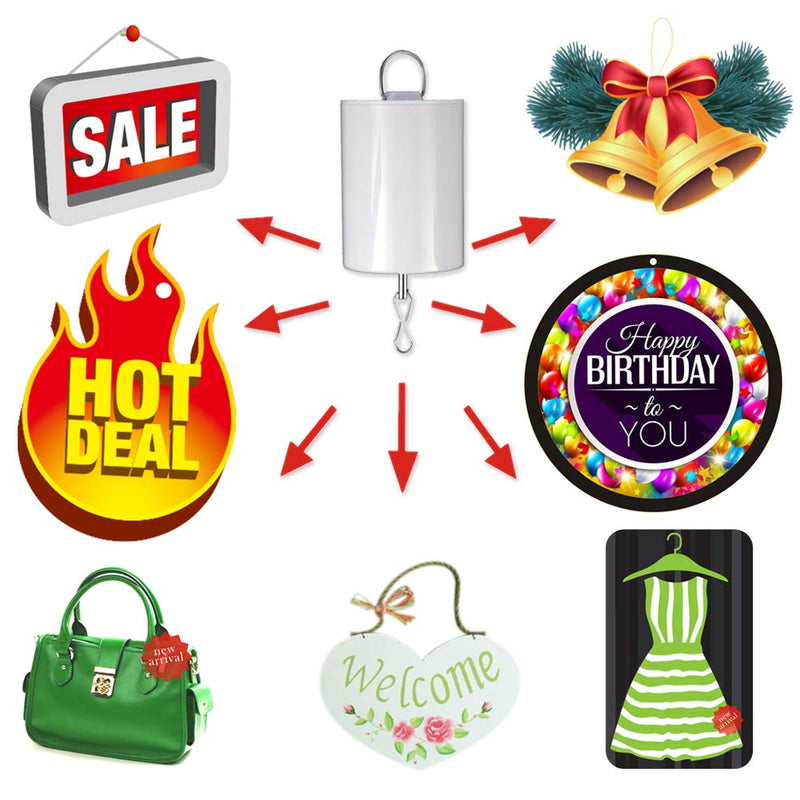 Fonmy Hanging Display Motor with Remote for Wind Spinner Ornament Hanging Decor Wind Chimes Baby Crib Mobile Battery Operated Motor-10 RPM Low Speed - NewNest Australia