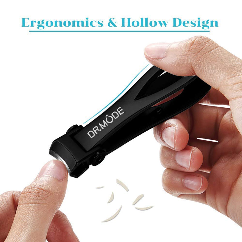 Nail Clippers - DRMODE 15mm Wide Jaw Opening Stainless Steel Fingernail and Toenail Clippers for Thick Nail with Nail File, Slant Edge Cutter for Seniors & Men & Women Big Set 3 Count (Pack of 1) - NewNest Australia
